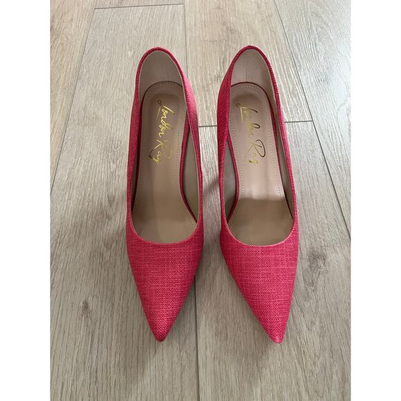 London Rag Women’s Hot Pink Zuzana Pumps Sz 9 - Picture 2 of 8
